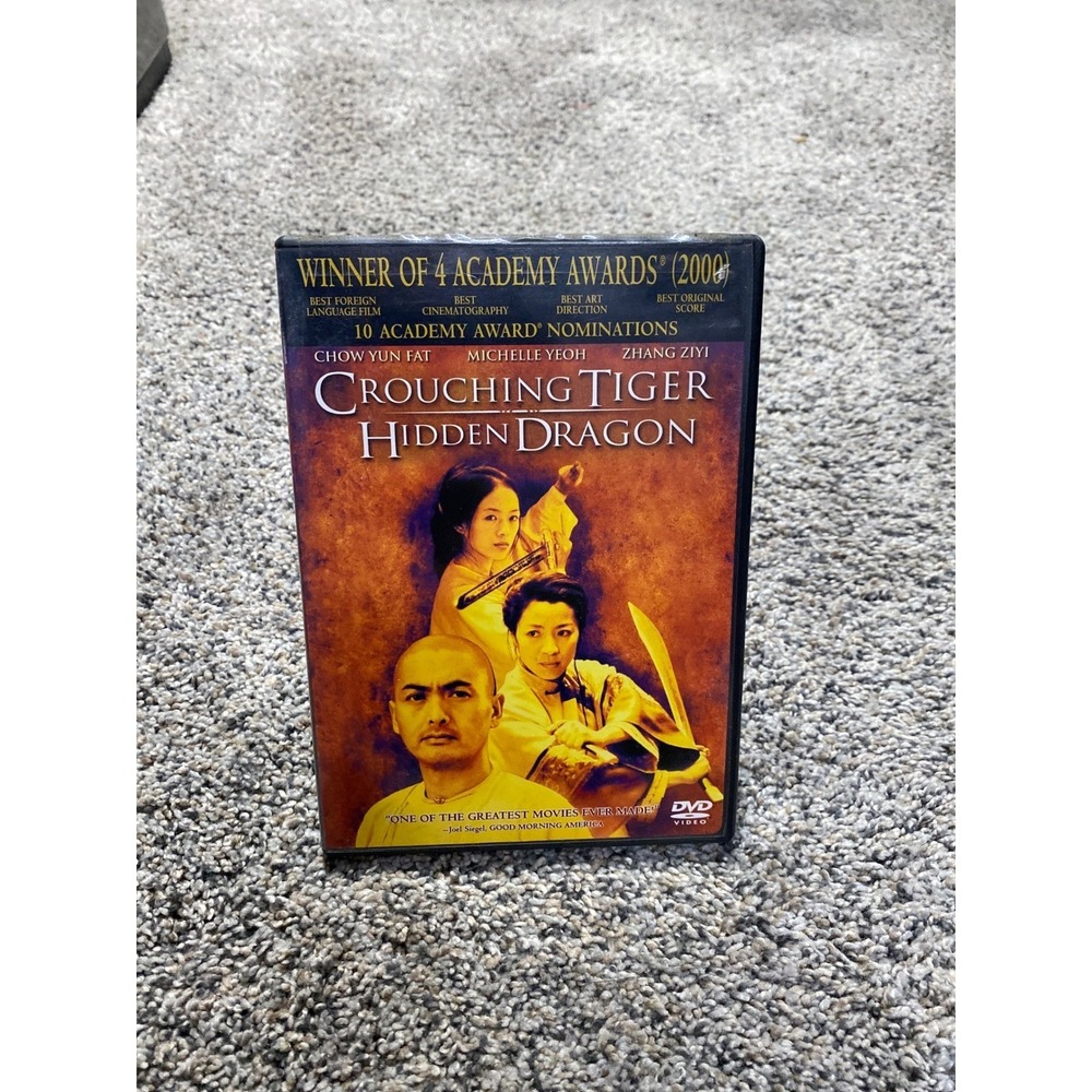 Crouching Tiger Hidden Dragon DVD 2000 Ang Lee Martial Arts Michelle Yeoh